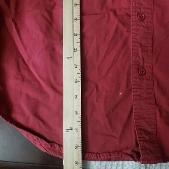 CE Schmidt Men Workwear Shirt Short Sleeve Button Up Pockets Cotton Size M *FLAW - Picture 10 of 11